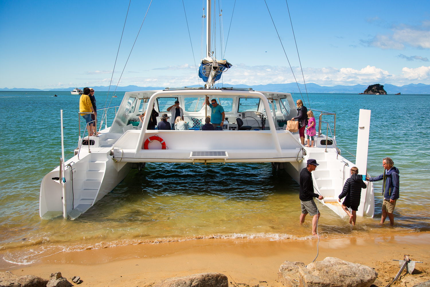 Abel Tasman Sailing Adventures Luxury Catamaran